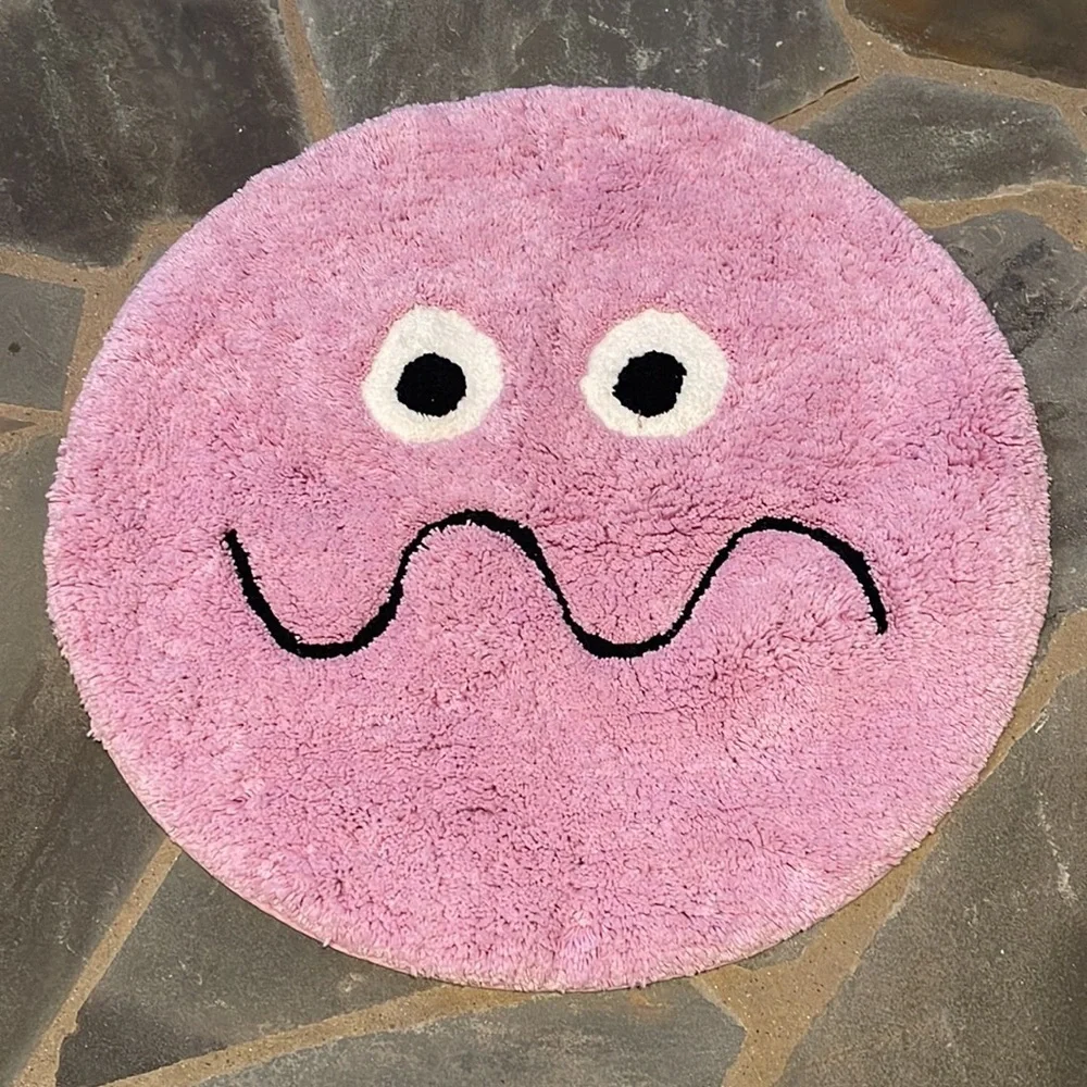 UO- Uncertain Bath Mat-Pink